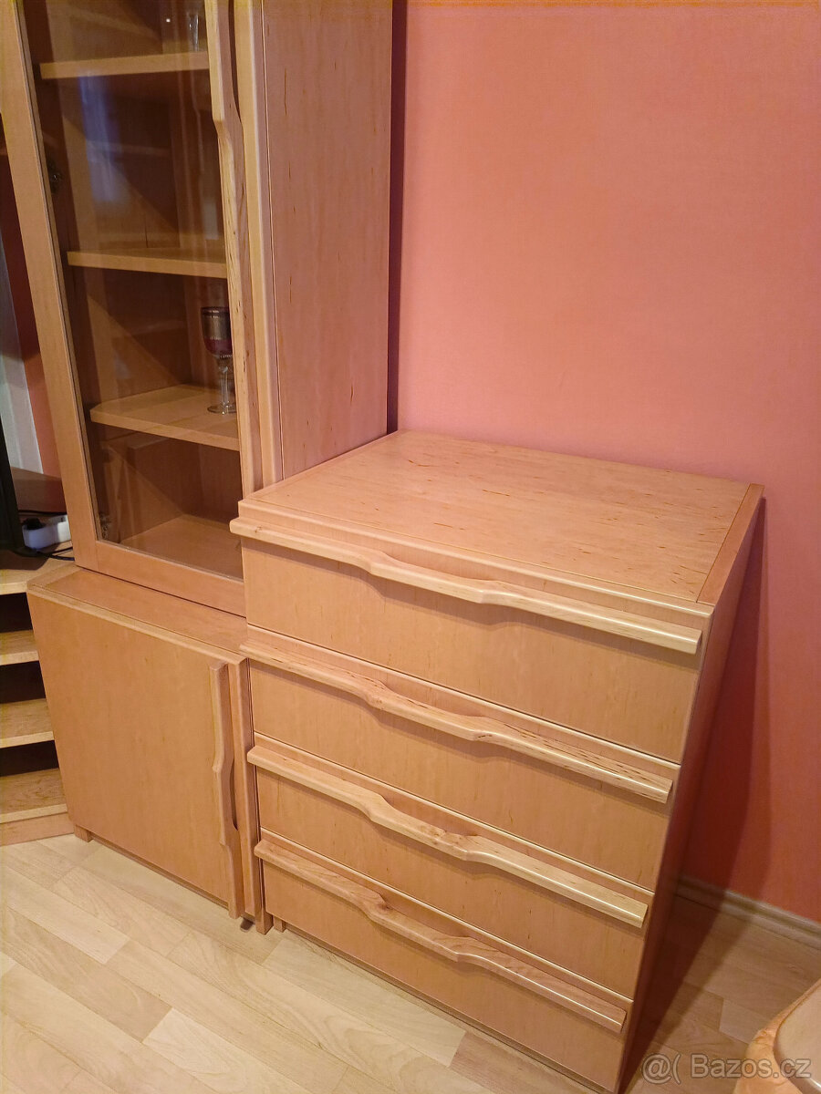 Obývací stěna rohová jako nová - 4