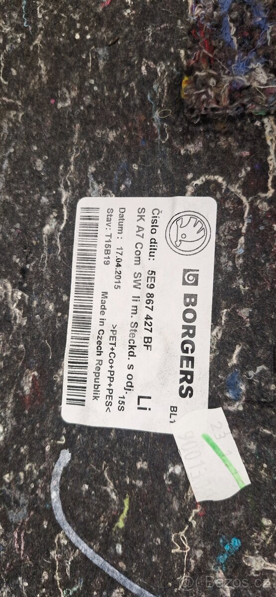 Bocnice kufru polstrovani skoda octavia 3 combi - 4