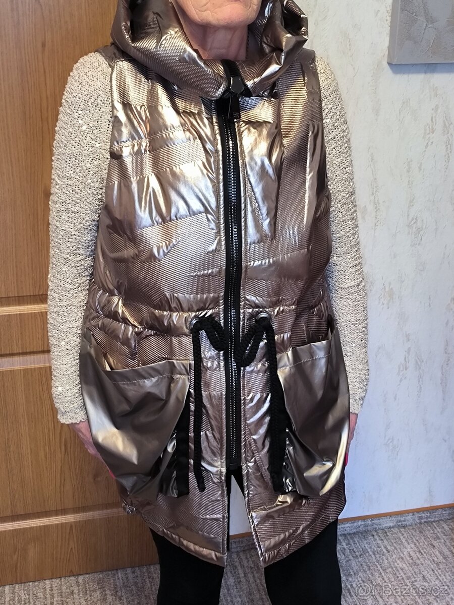 Dámská vesta s kapucí - 4