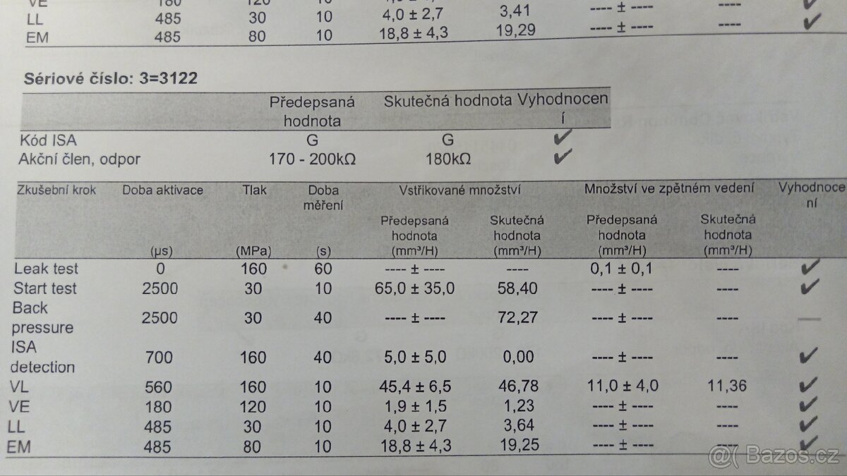BMW E65 M57D30 vstřiky - 4