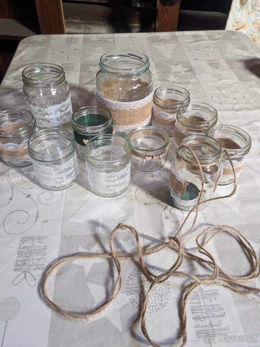 Dekorativní skleničky na svatbu - 4