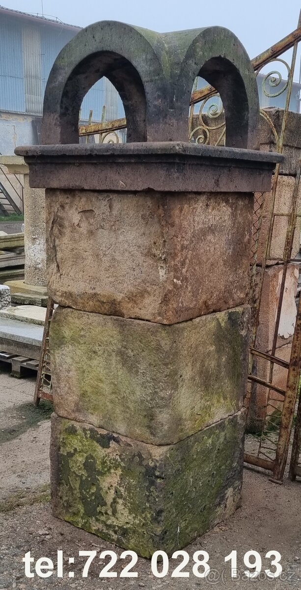 Pískovcový komín 1 - 4