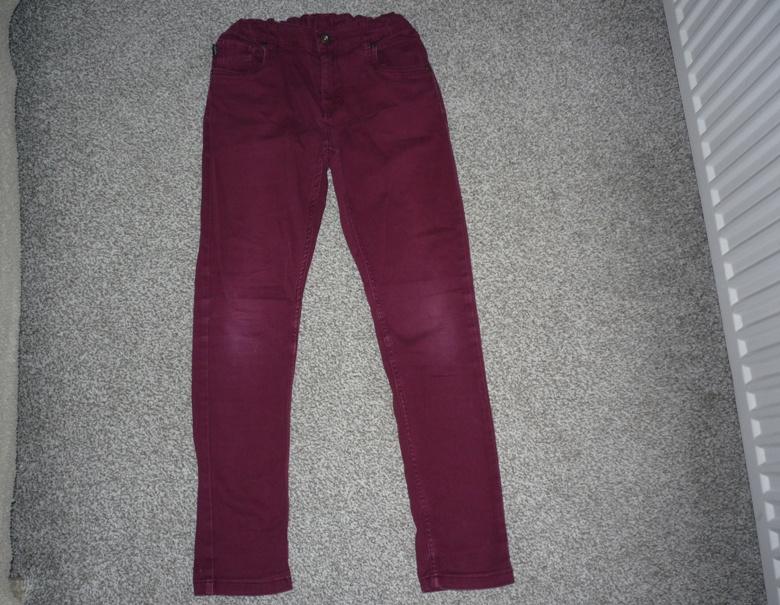 Černé džíny, rifle zn C&A, vel 146 - 4