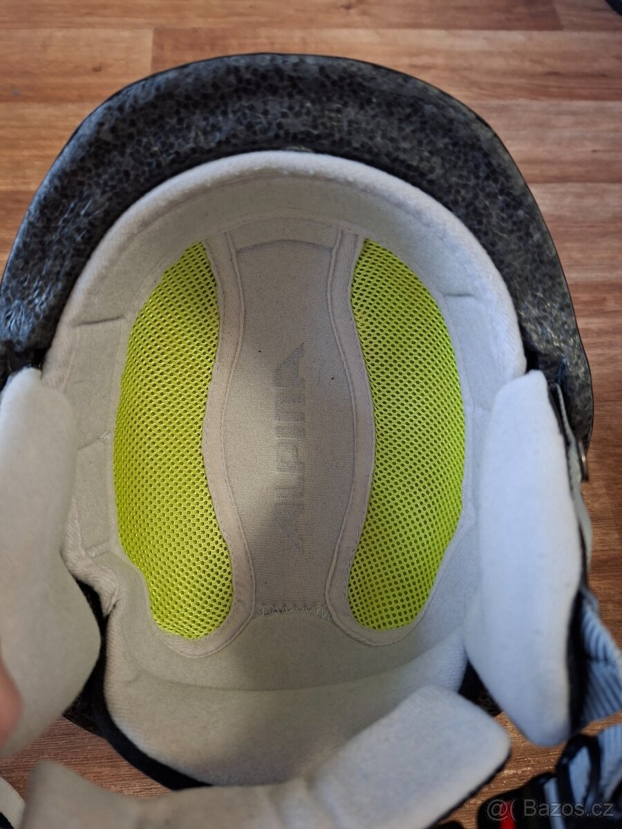 Dětská lyžařská přilba Alpina+brýle - 4