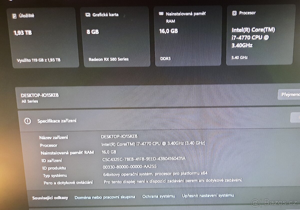 Herní PC ASUS GAMING i7 - 4