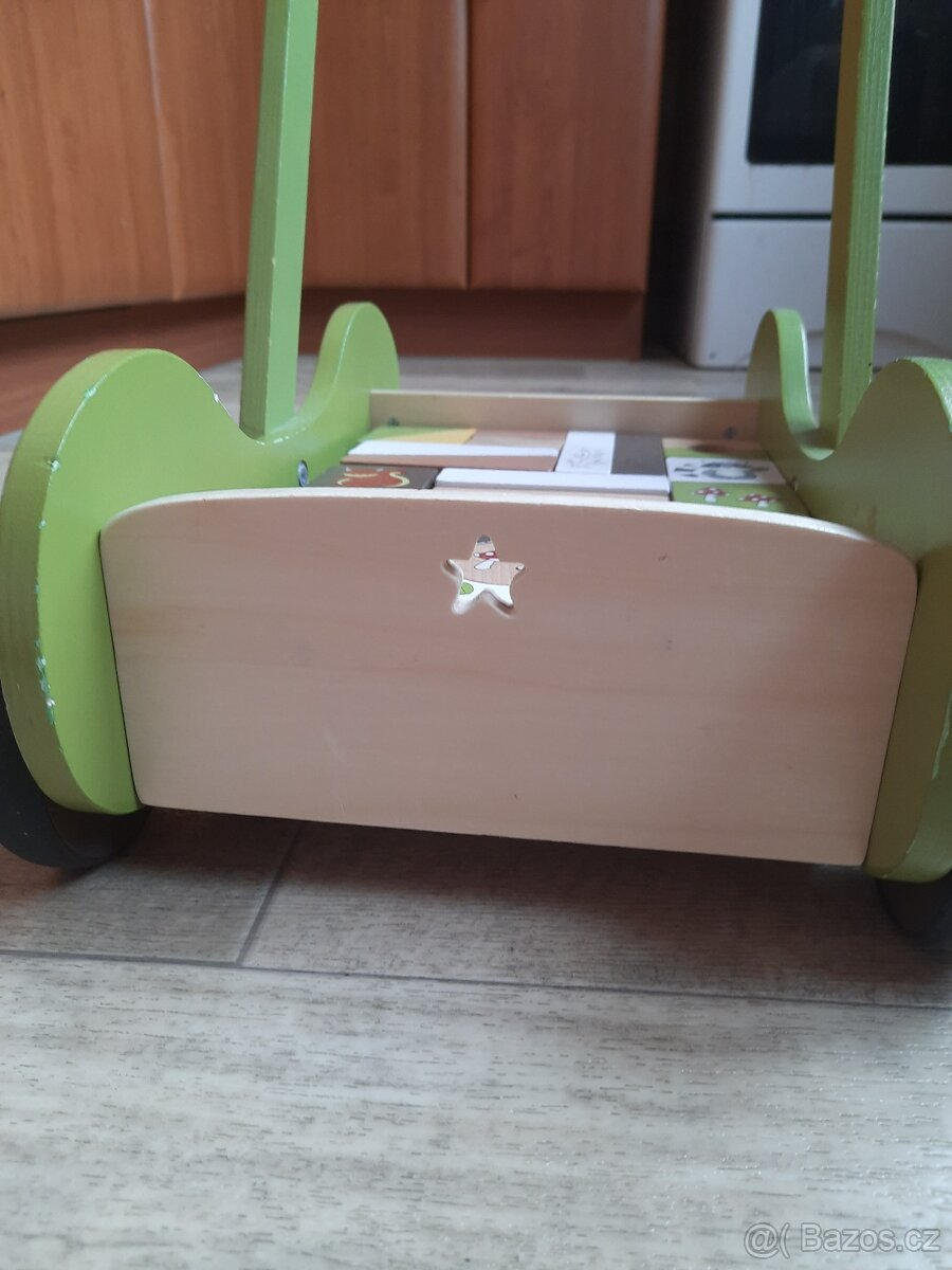 Dřevěný posuvný vozík - 4