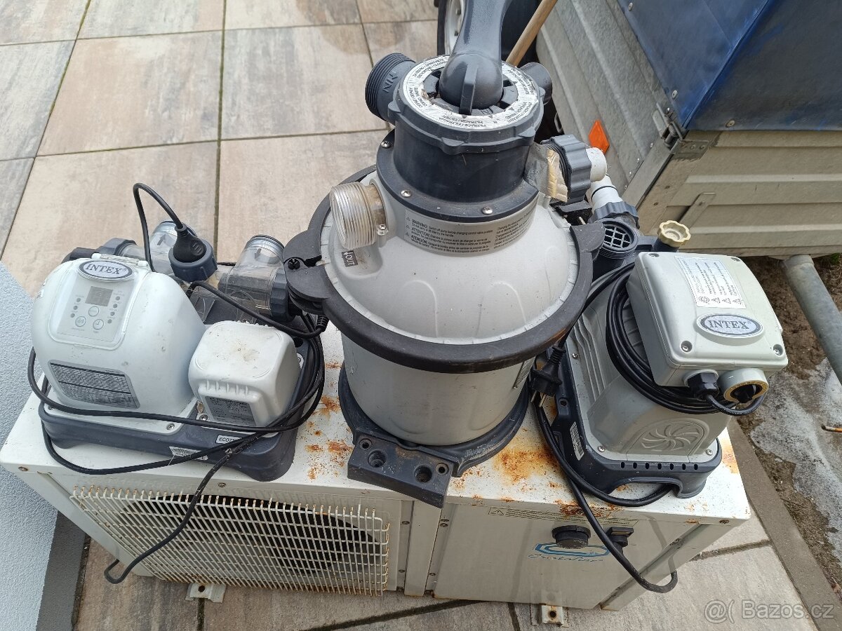 Bazénový set, čerpadlo, solinator, filtrace, hadice, přísluš - 4