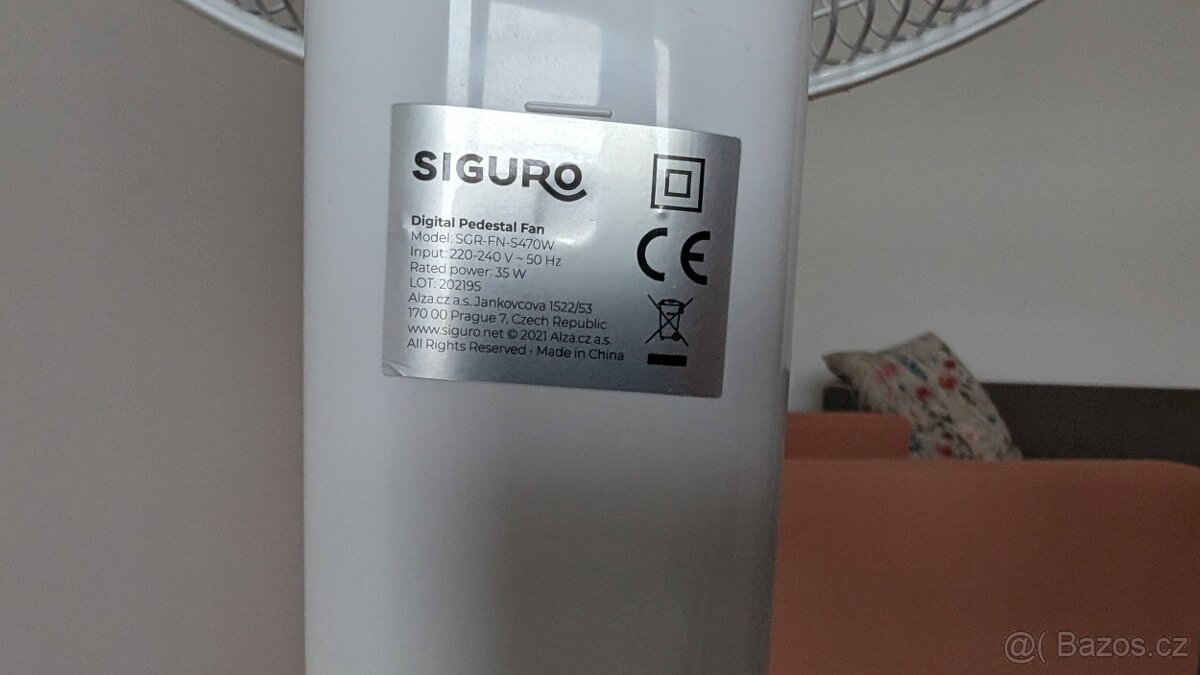 Ventilátor Siguro 470W - 4