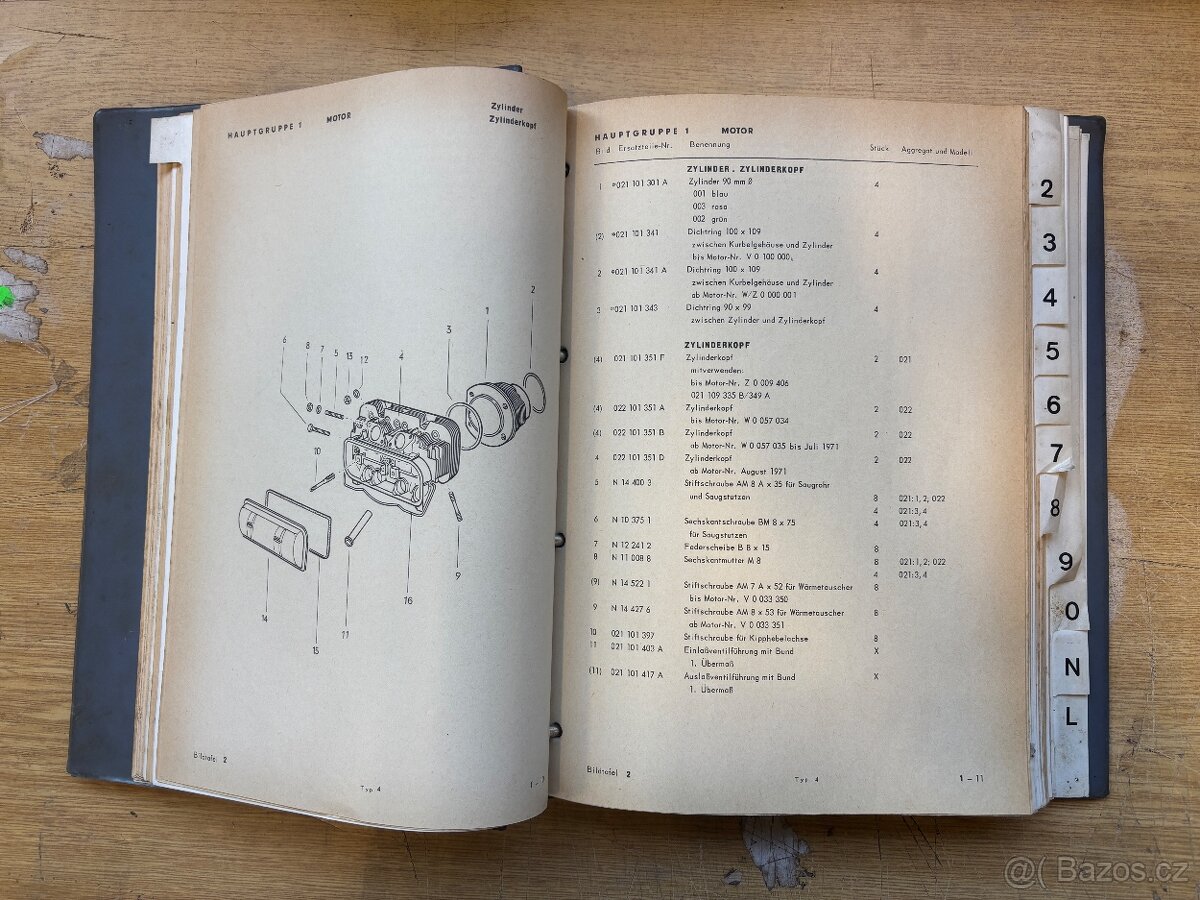 Originál katalog ND na VW Typ4, německý. - 4