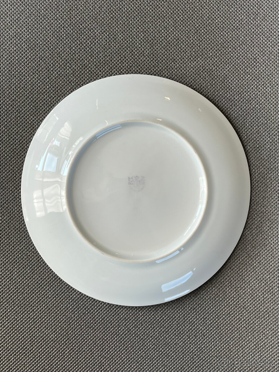 Pamětní talíř 19 cm, T. G. Masaryk, Moritz Zdekauer - 4