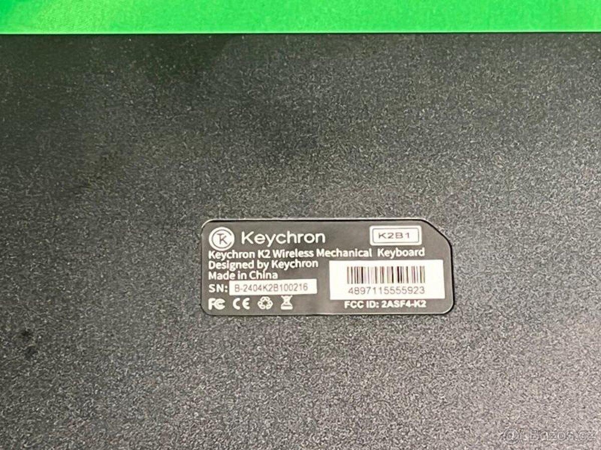 Herní klávesnice Keychron K2 Gateron Red, RGB Backlight - US - 4