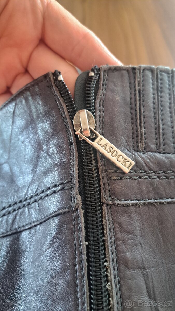 Lasocki,kožené kozačky vel.38 - 4