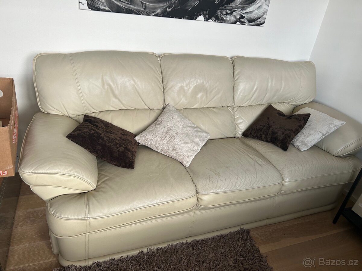 Kvalitní kožená sedačka - 4