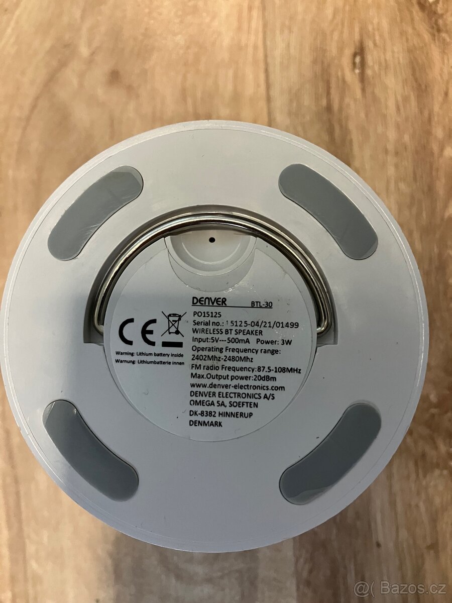 Svítící Bluetooth reproduktor Denver - 4