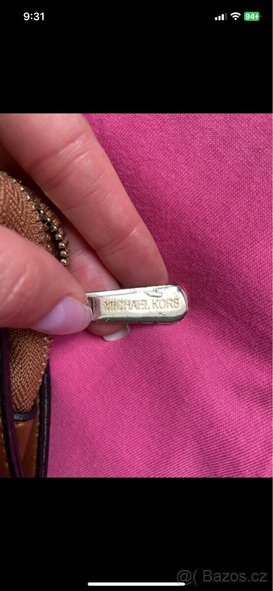 Krasna hneda kabelka Michael Kors - 4