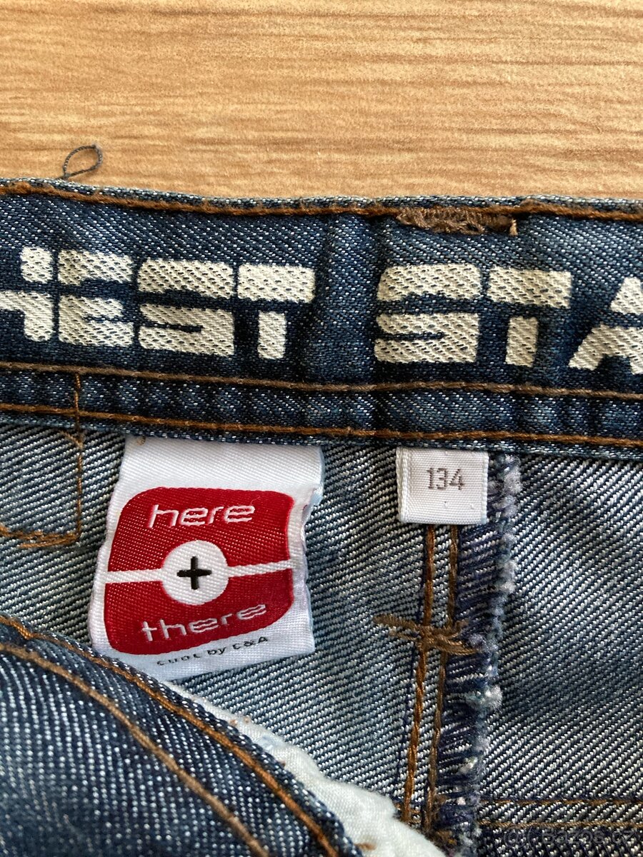 Chlapecké kalhoty, rifle, vel. 134 - 4