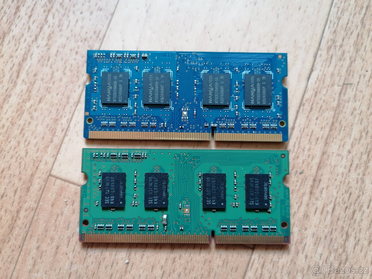 3GB DDR3 operační paměť RAM pro notebook notebooky - 4