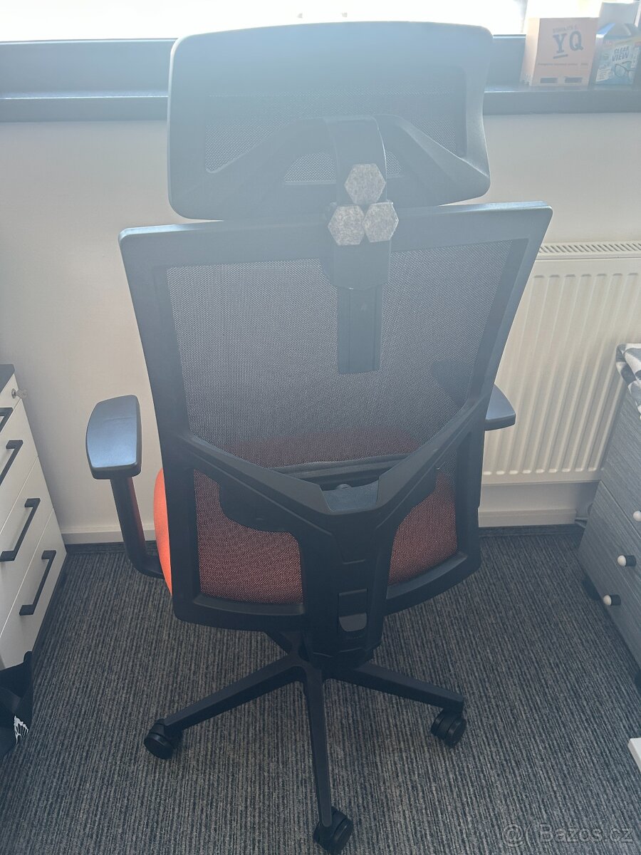 Kancelářská židle oranžová 2 ks - 4