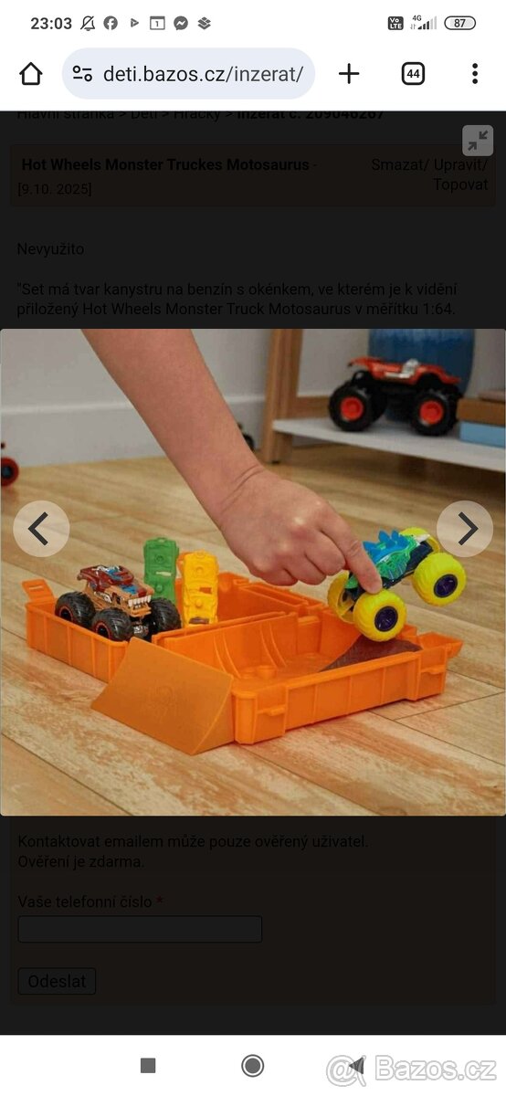 Hot Wheels Monster Truck Motosaurus - 4