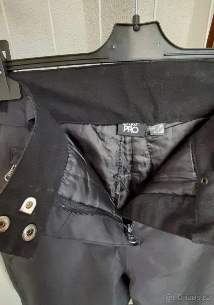 Černé dámské zateplené lyžařské kalhoty Crivit Pro - 4
