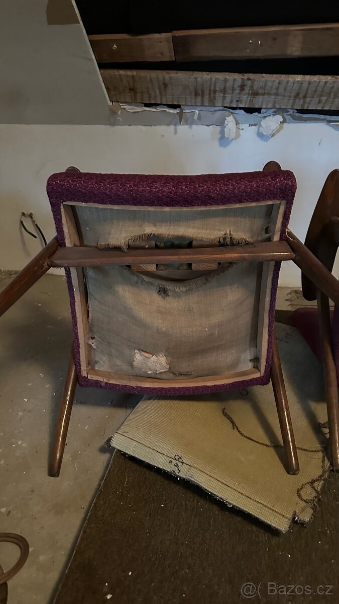 Párová křesla k renovaci - 4