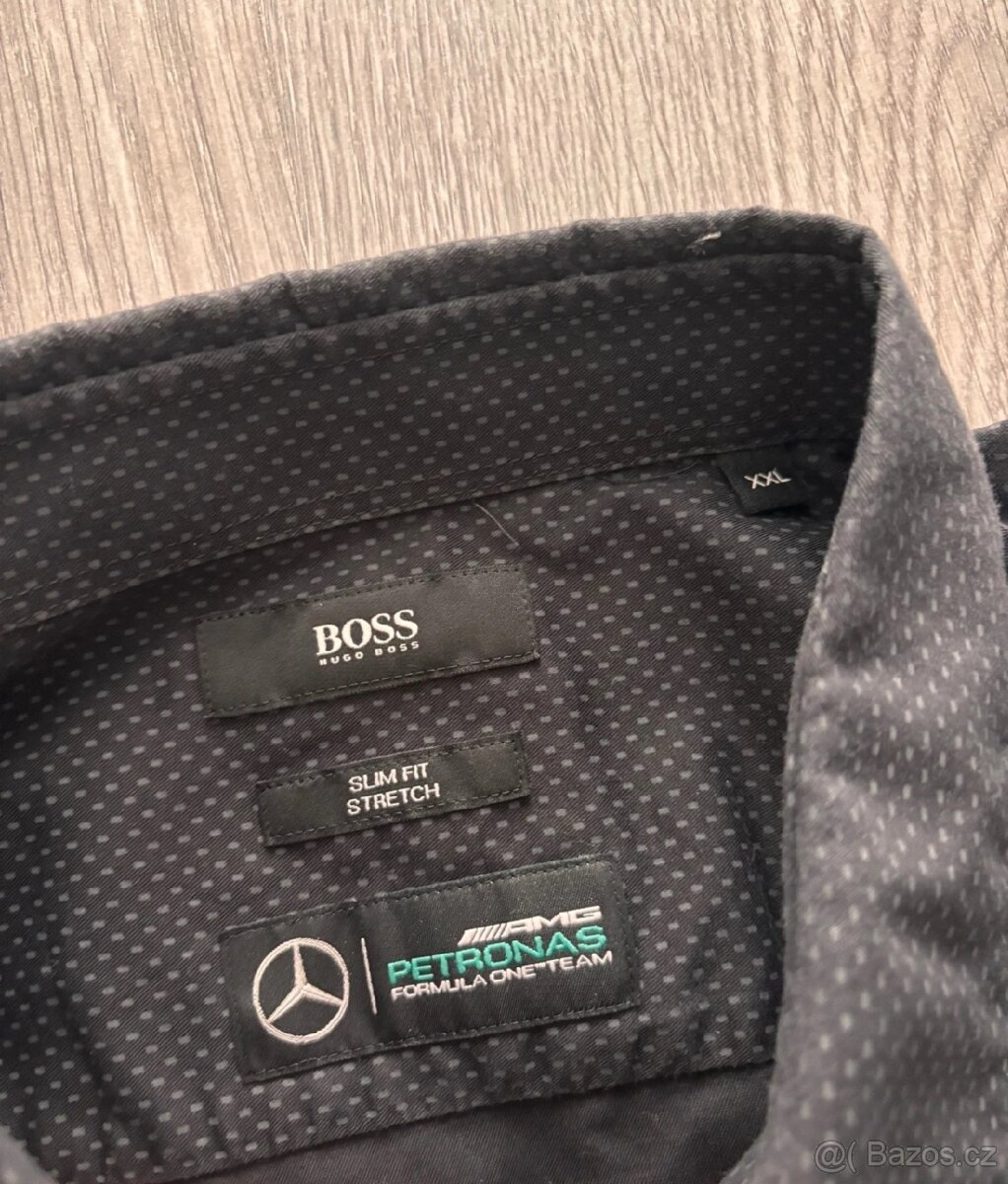 Pánská košile BOSS/Petronas AMG XXL TOP STAV - 4