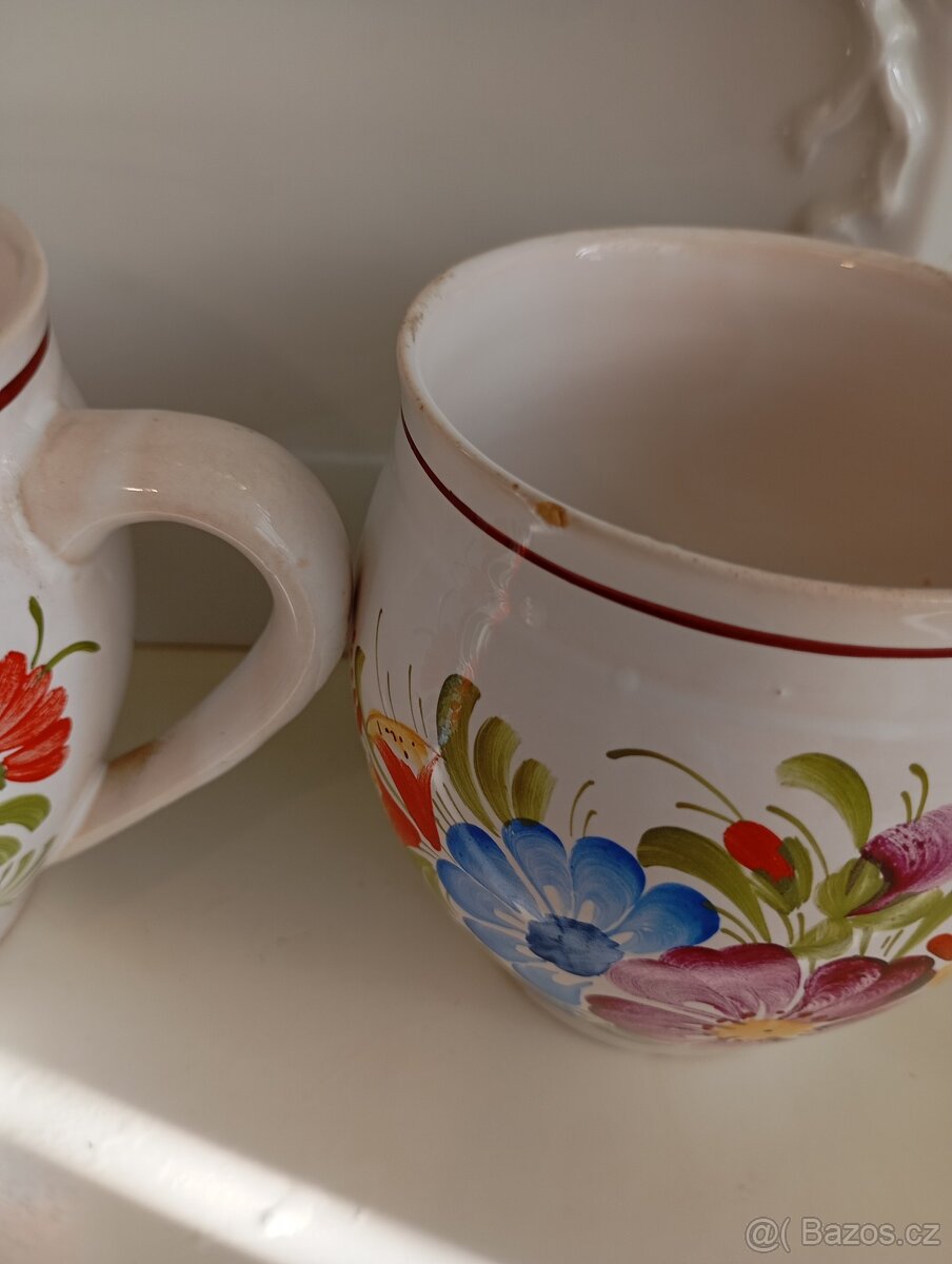 Retro hrnky Chodská keramika - 4