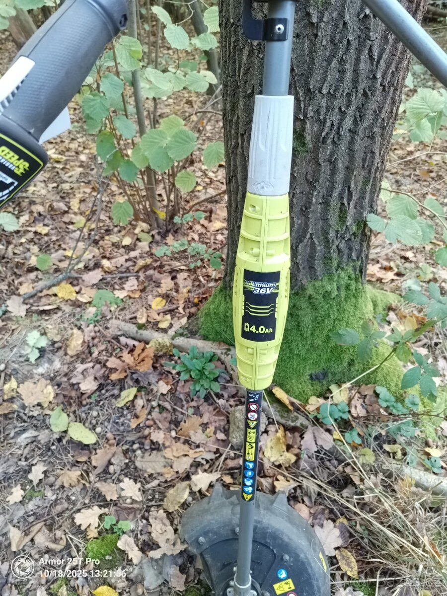 Akumulátorový křovinořez + sekačka RYOBI RBC36X26B - 4