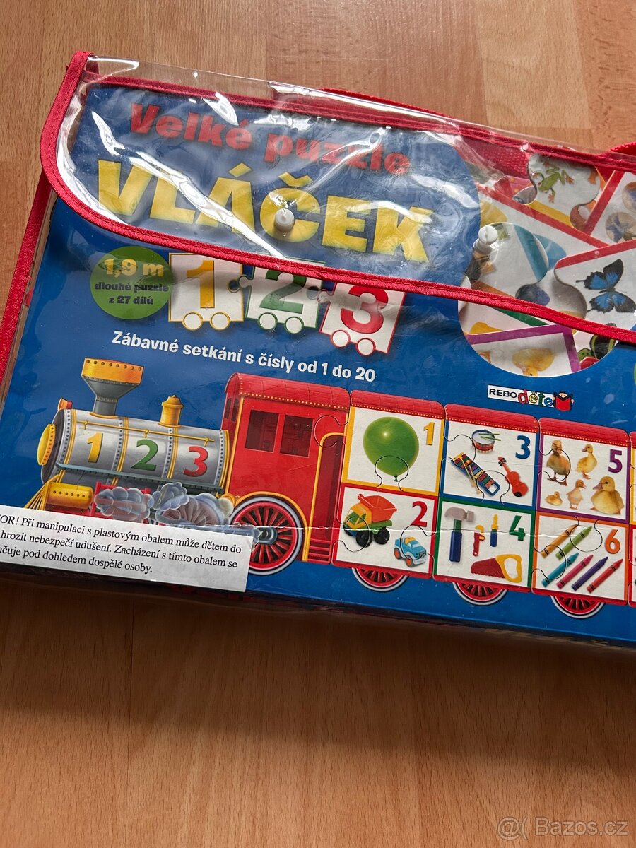 Puzzle vláček počítáme do 20 - 4