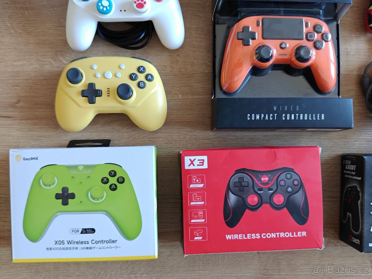 Ovladače pro PS3, PS4, PC, XBOX, ANDROID - nové, nepoužité - 4