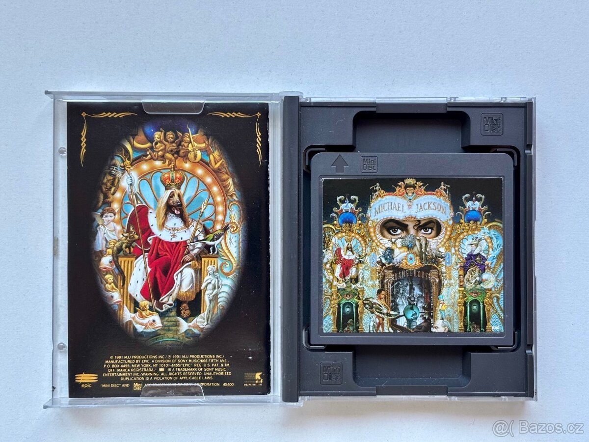 4 ks - Originální hudební MiniDisc - 4