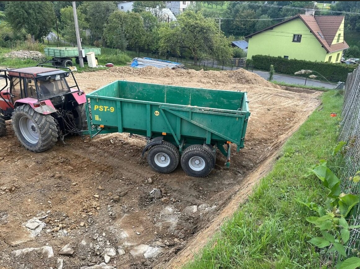 Návěs na traktor, nostnost 9,t Tun - 4