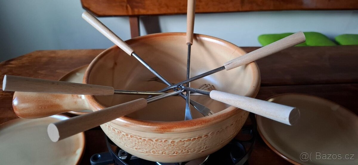 Keramická sada na fondue - 4