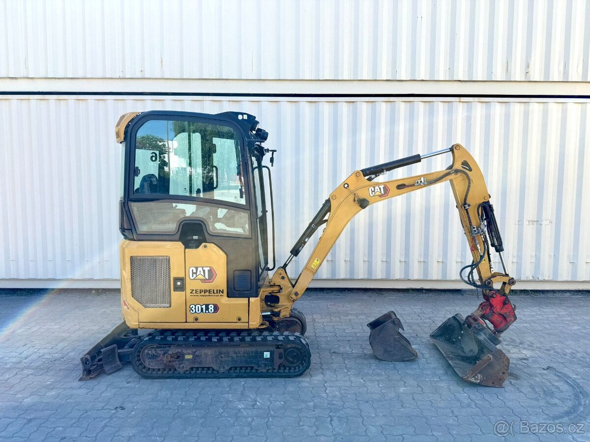 CAT 301.8 + POWERTILT naklápěcí hlava - 4