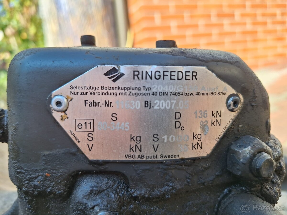 Automatický závěs RINGFEDER 8x - 4