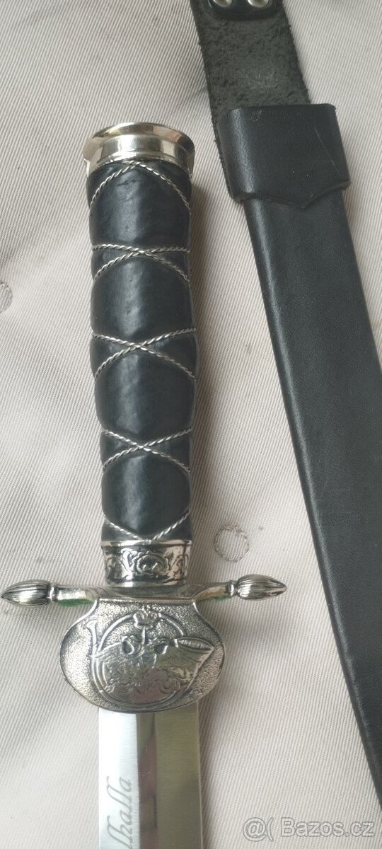 Lovecký tesák,dýka- Mikov-gravírován - 4