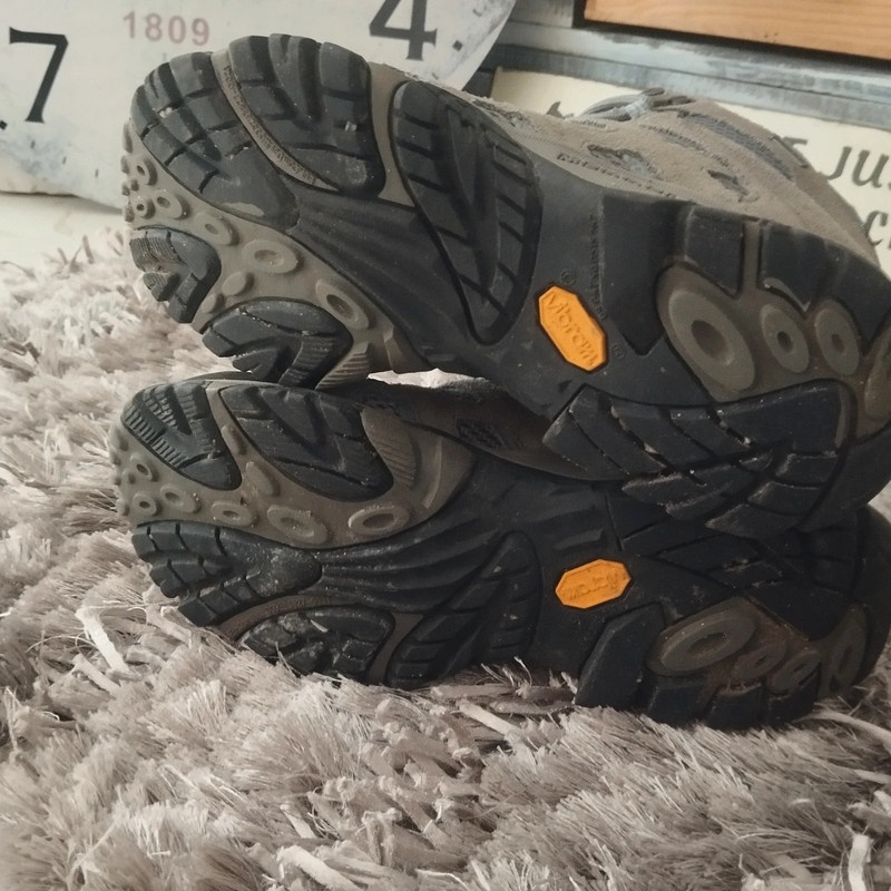 Kotníkové boty Merrell - šedé Gore-Tex trekové turistické - 4