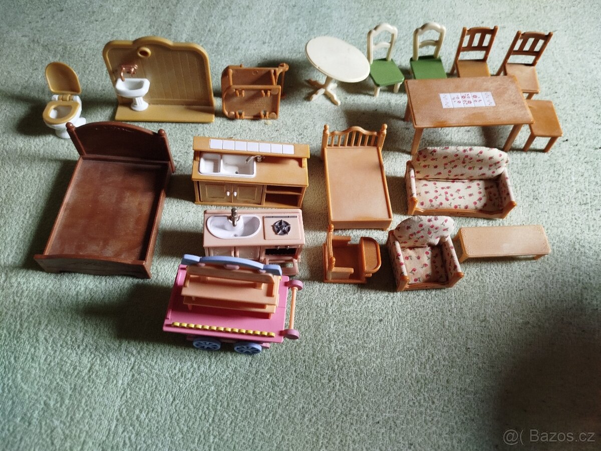 Velký domeček 40 cm+vybavení - 4