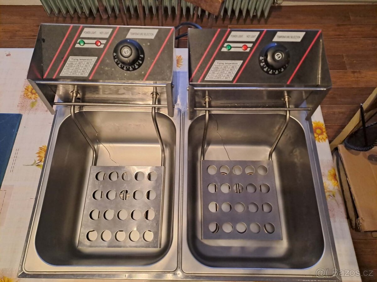 Olejová fritéza 2x 6L - 4