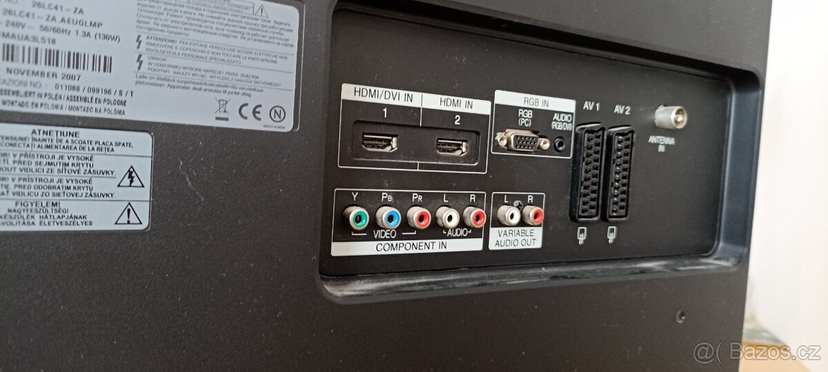 Televize LCD LG + sep top Box DVB-T - 4