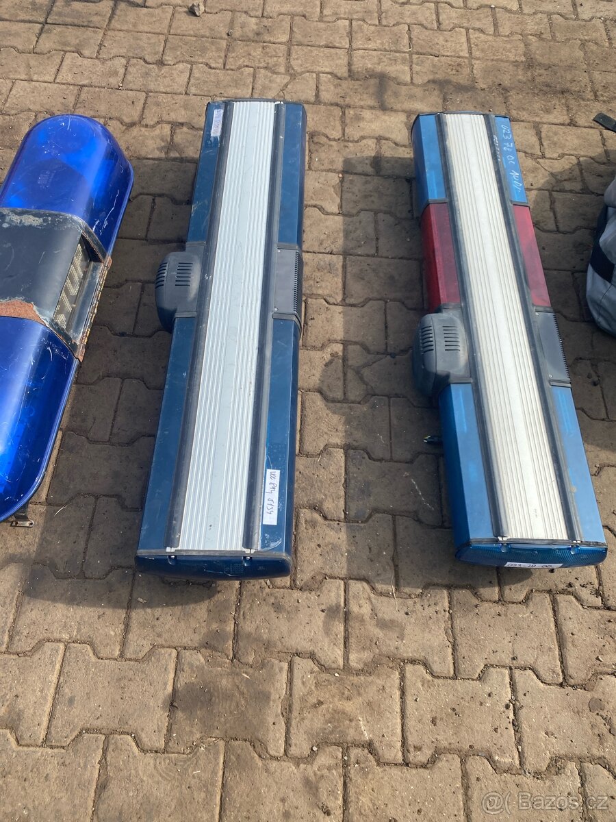 Maják modrý zábleskový - 4