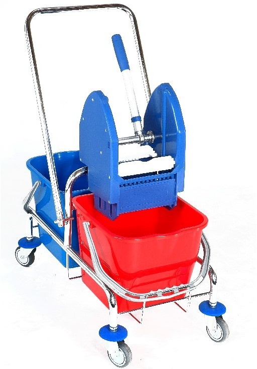 Úklidový vozík JOOKY 2x vědro 17l - úplně nové, nepoužité - 4