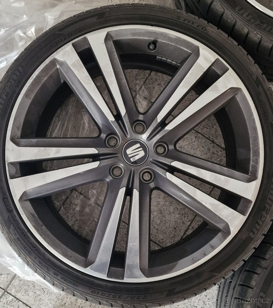 Alu kola s pneu seat leon cupra 280 - 4