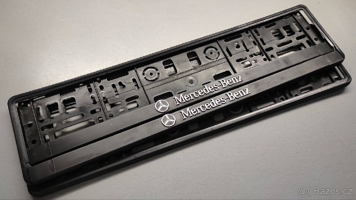 3D drzaky SPZ s chromem - 4