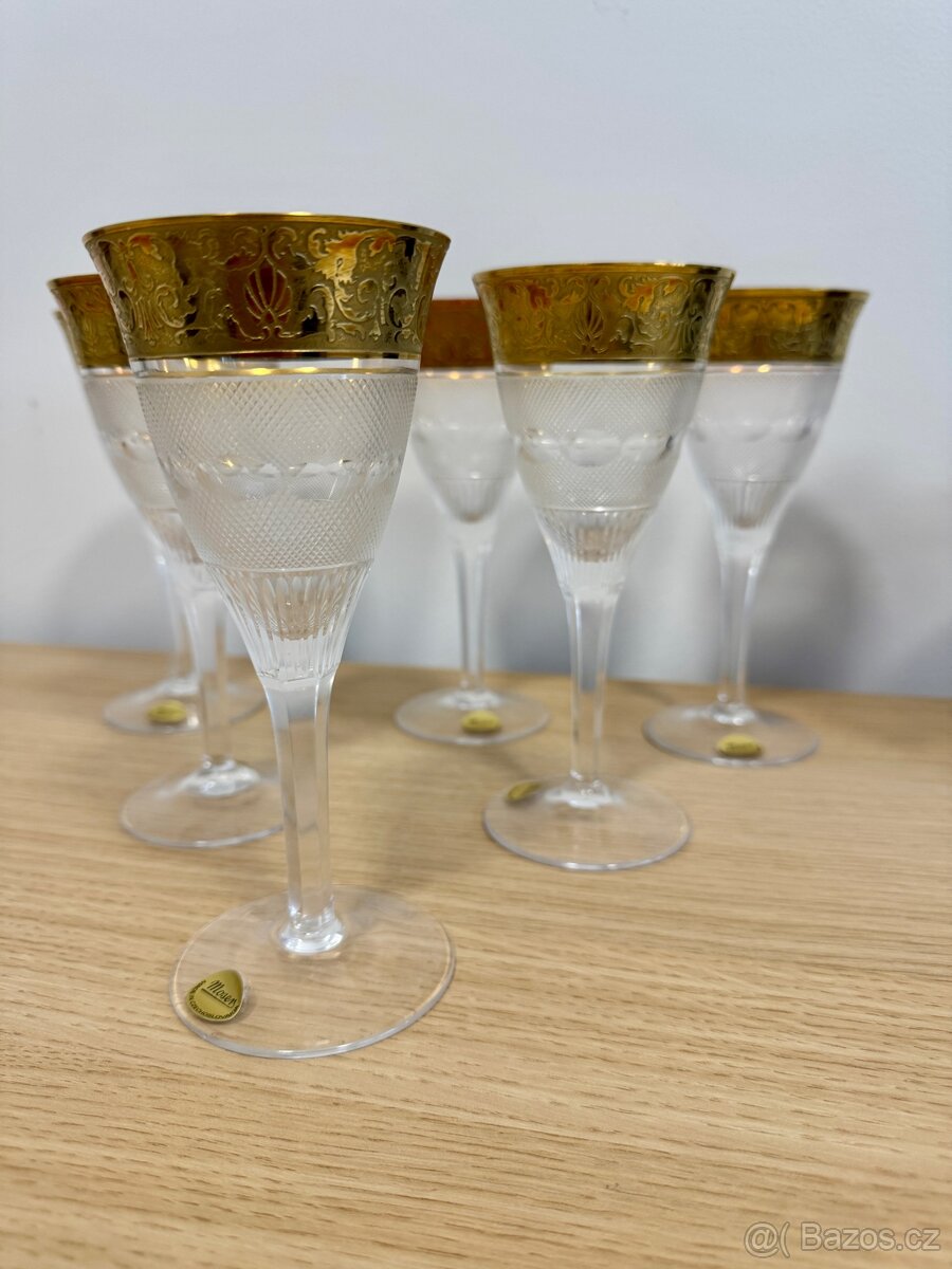 Luxusní skleničky Moser Splendid 120 ml, sada - 4