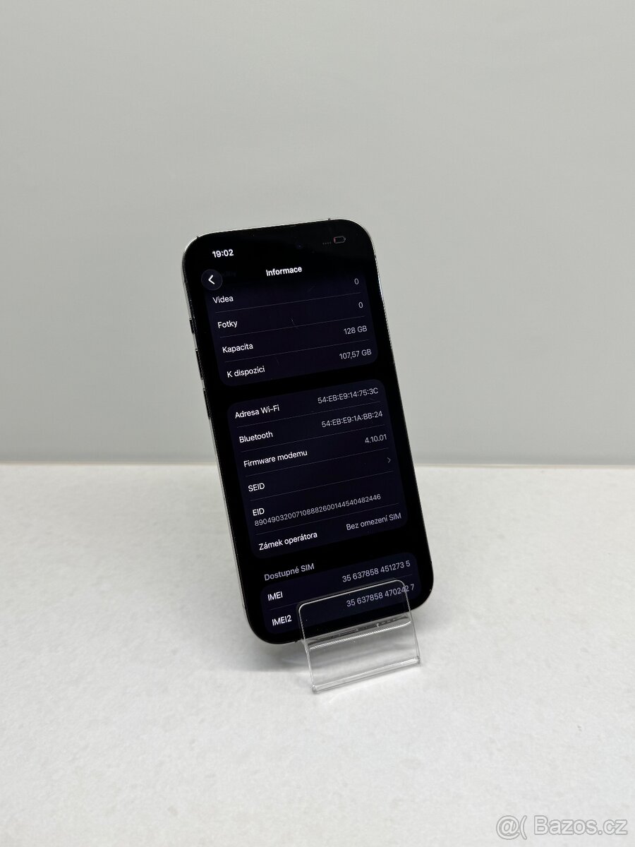 APPLE IPHONE 14 PRO 128GB FIALOVÝ-100% BATERIE-ZÁRUKA - 4