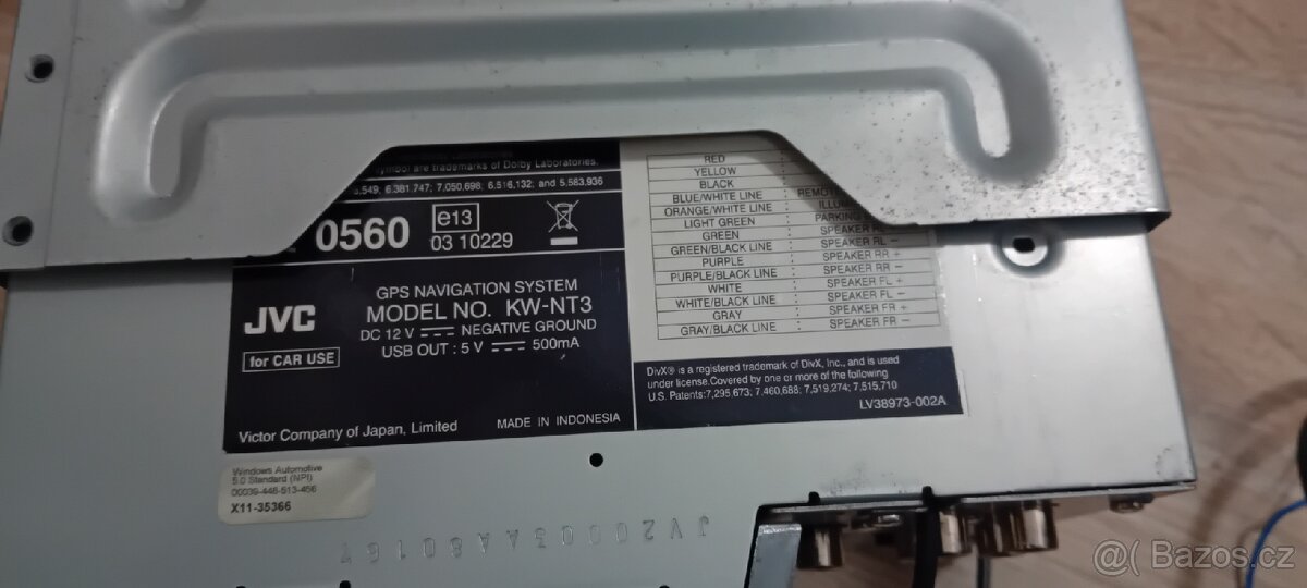 Autorádio Jvc KW-NT3 Bluetooth Usb DVD - 4