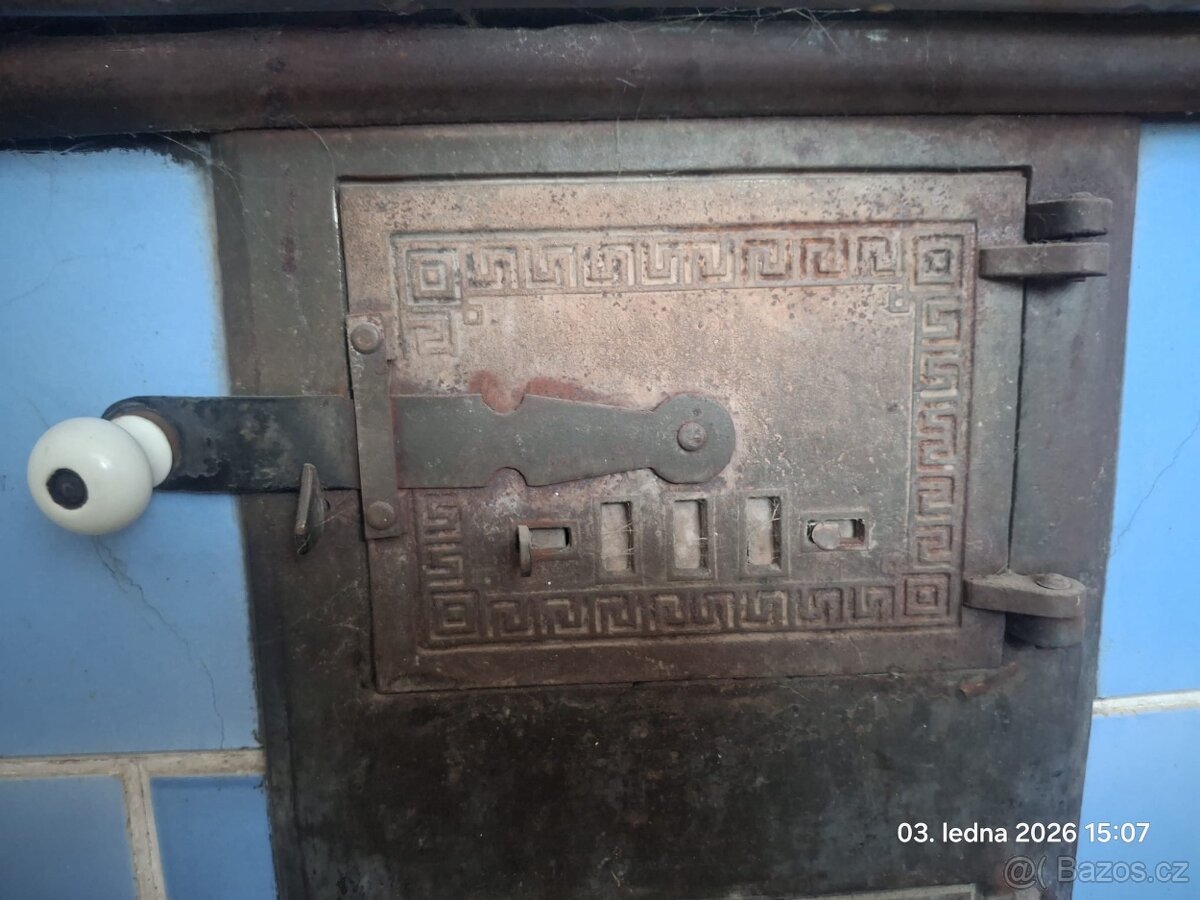 Kamna kachlová modrá - 4