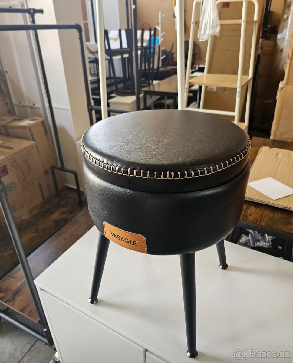 Nový taburet s úložným prostorem Vasagle - 4