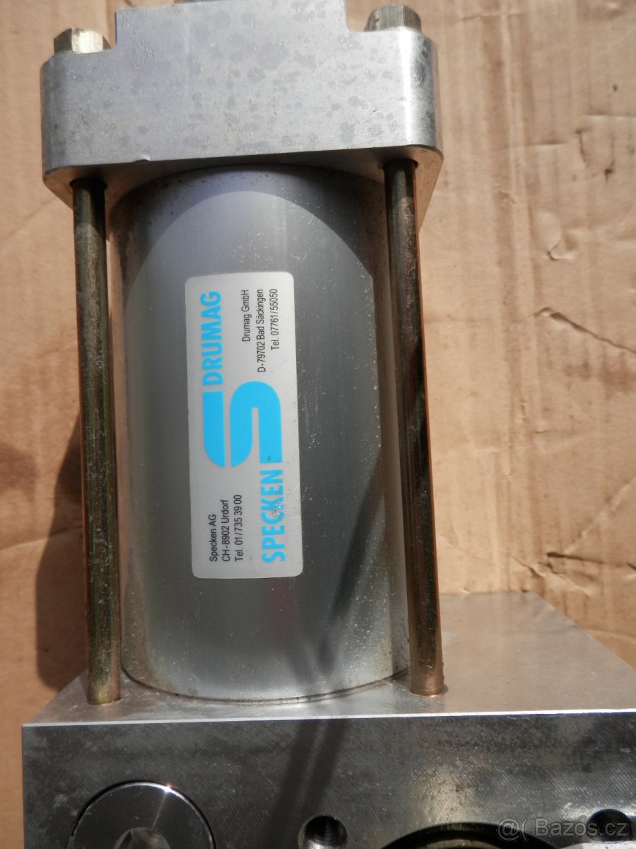 Pneumatický rotační pohon, píst 80mm, - 4